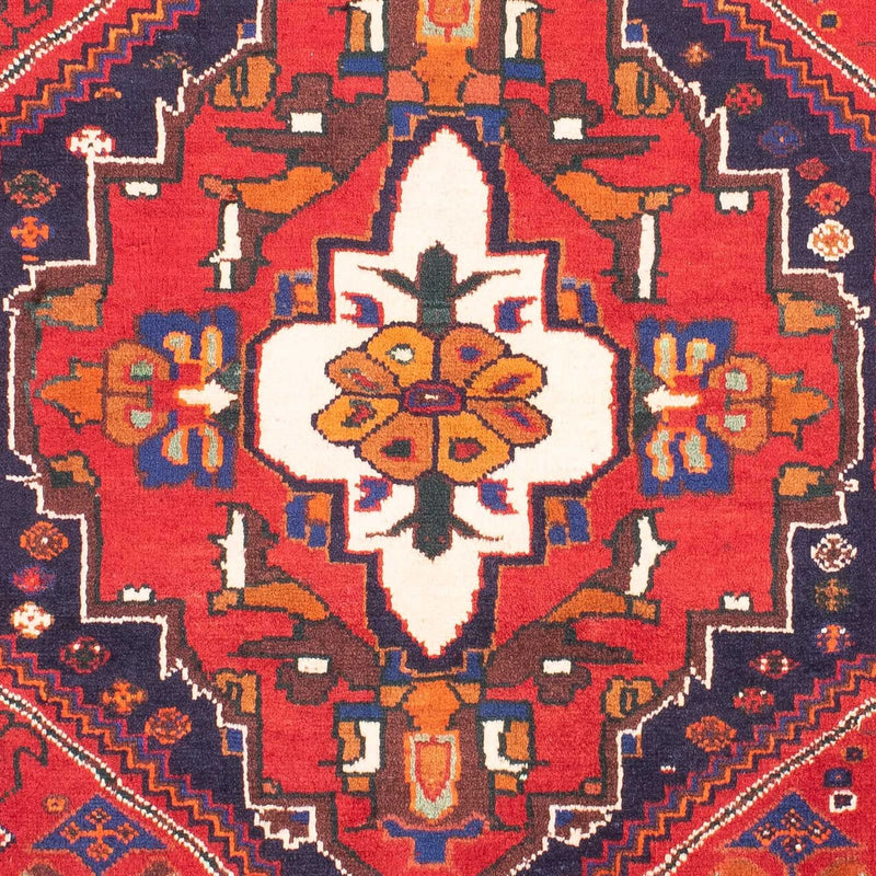 Persisk tæppe - Nomadisk - 158 x 106 cm - mørkerød