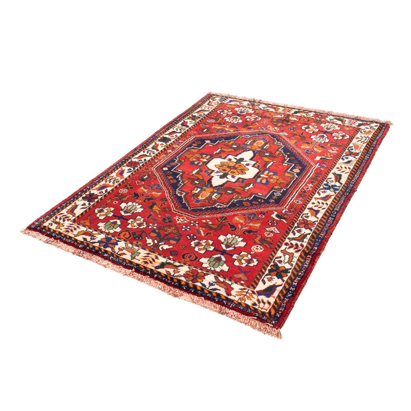 Persisk tæppe - Nomadisk - 158 x 106 cm - mørkerød