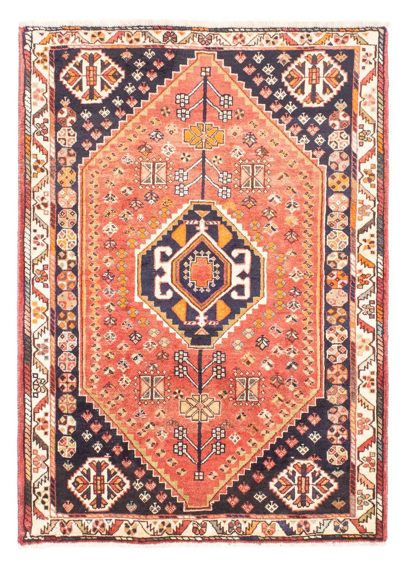 Persisk tæppe - Nomadisk - 156 x 110 cm - lysrød
