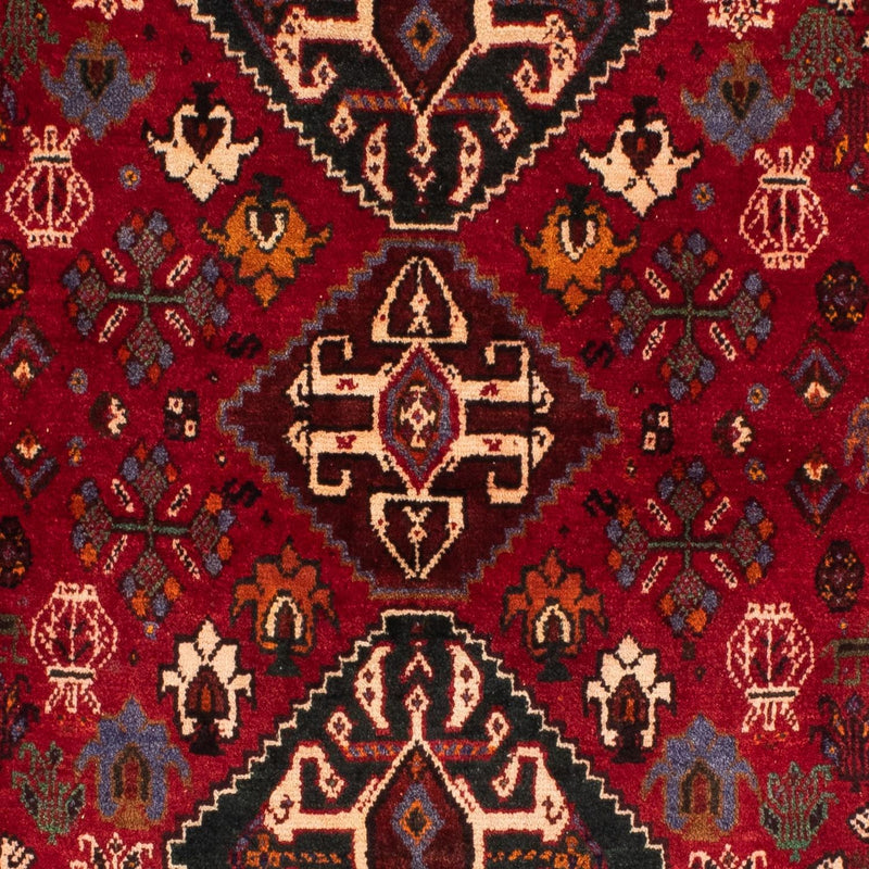 Persisk tæppe - Nomadisk - 163 x 111 cm - mørkerød