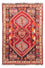 Persisk tæppe - Nomadisk - 155 x 105 cm - mørkerød