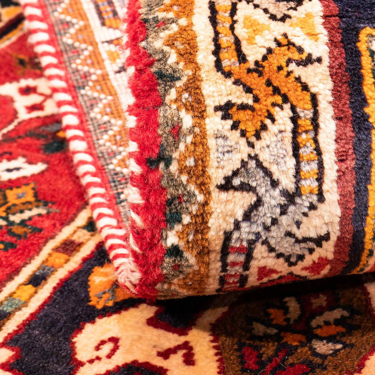 Løber Persisk tæppe - Nomadisk - 170 x 73 cm - mørkerød