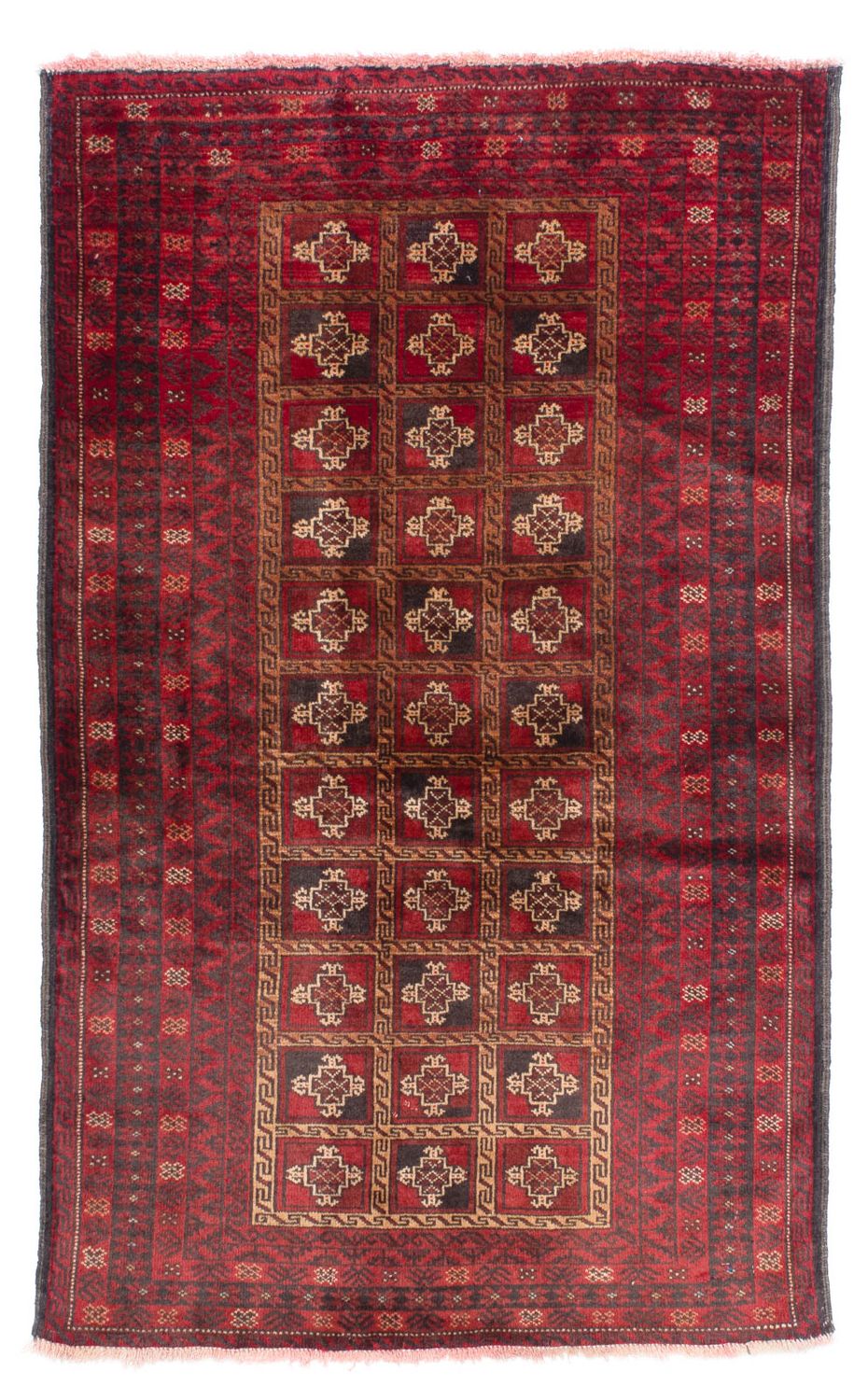 Baluch-tæppe - 150 x 97 cm - mørkerød