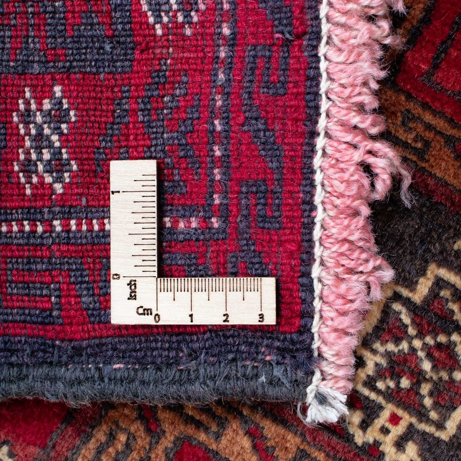 Baluch-tæppe - 150 x 97 cm - mørkerød