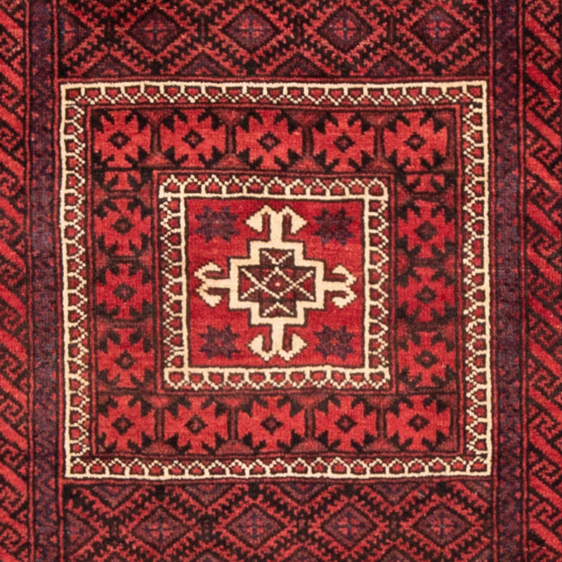 Løber Baluch-tæppe - 202 x 108 cm - rød