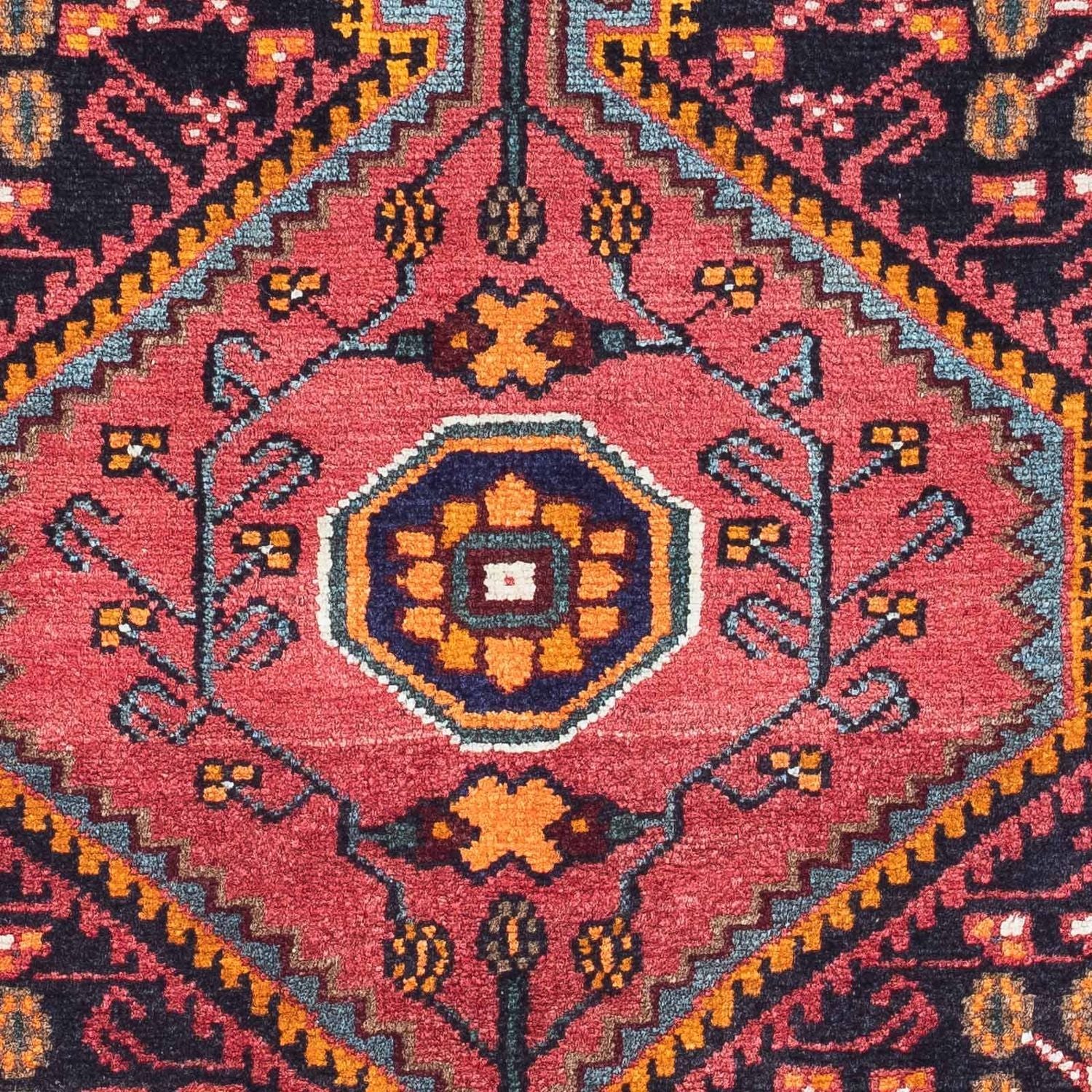 Persisk tæppe - Nomadisk - 142 x 90 cm - lysrød