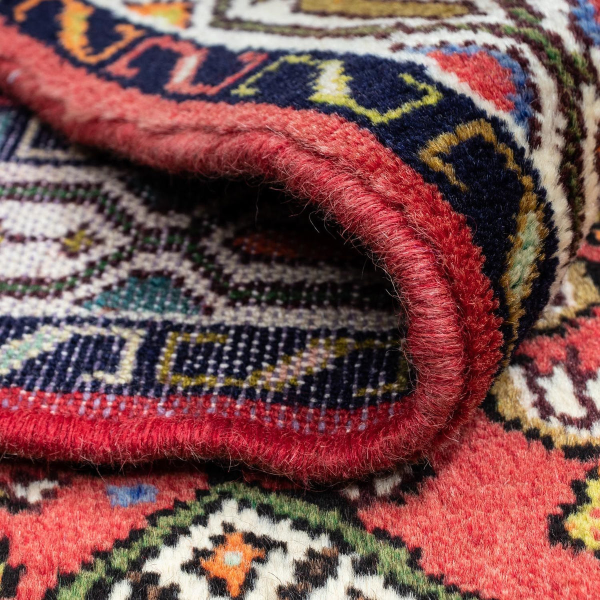 Persisk tæppe - Nomadisk - 120 x 83 cm - rød