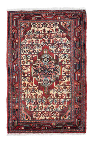 Persisk tæppe - Nomadisk - 133 x 88 cm - beige