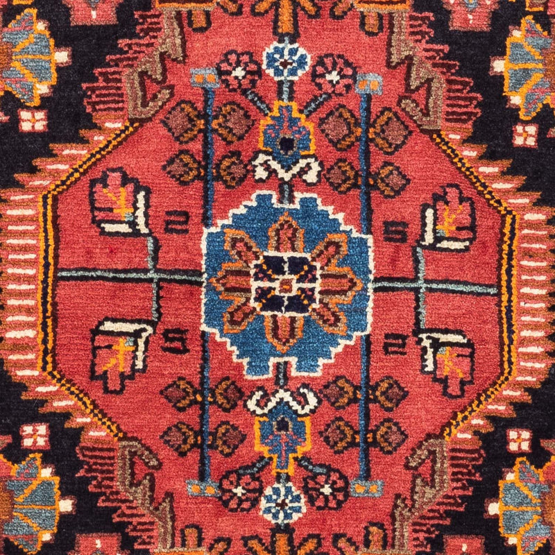 Persisk tæppe - Nomadisk - 122 x 80 cm - lysrød