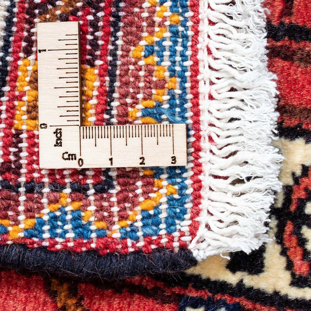 Persisk tæppe - Nomadisk - 122 x 80 cm - lysrød