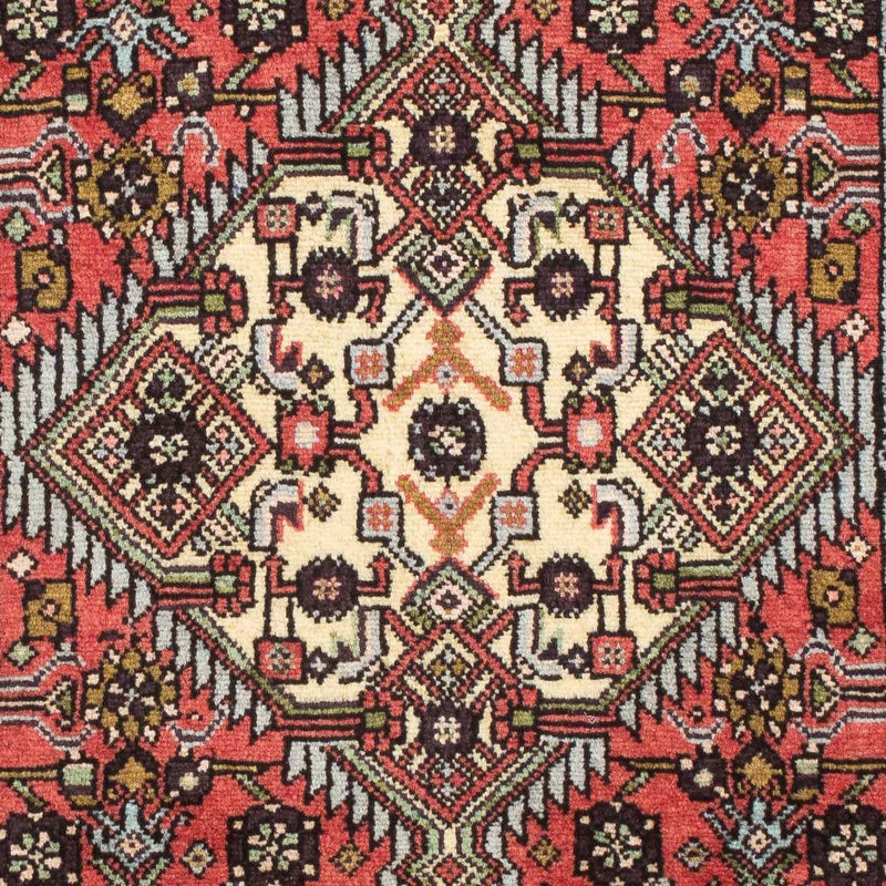 Persisk tæppe - Nomadisk - 123 x 77 cm - lysrød
