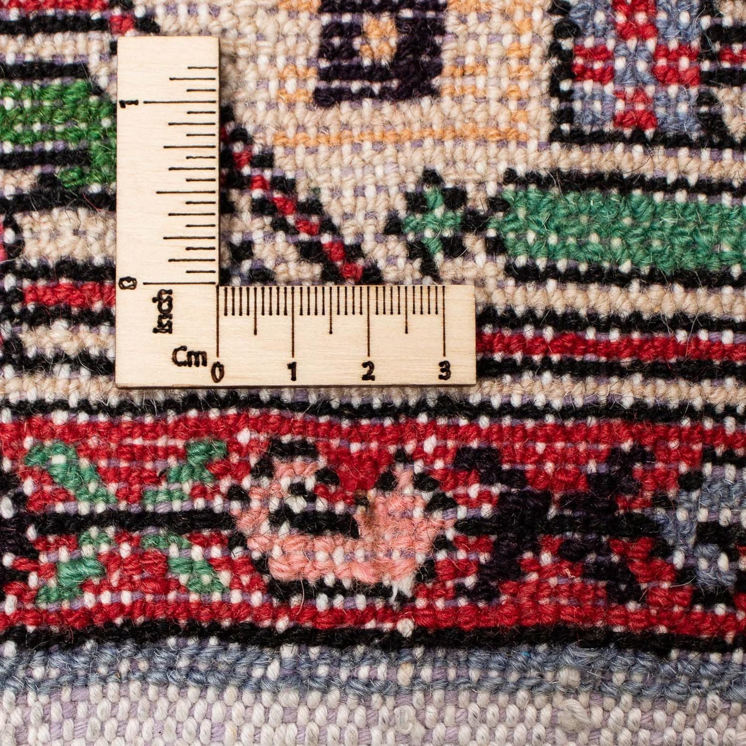 Persisk tæppe - Nomadisk - 123 x 77 cm - lysrød