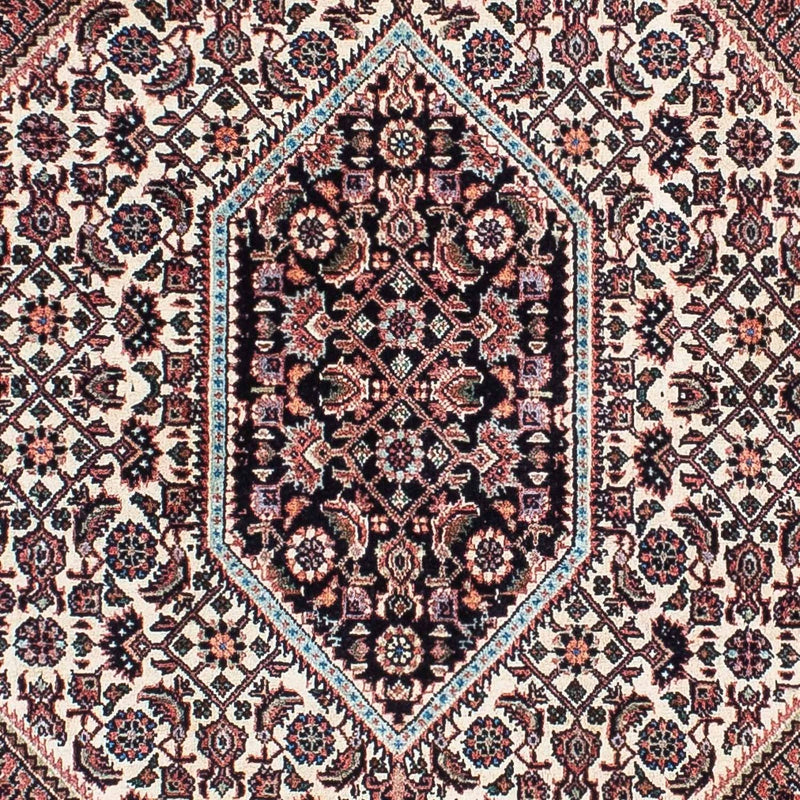 Persisk tæppe - Bijar - 202 x 131 cm - lysrød