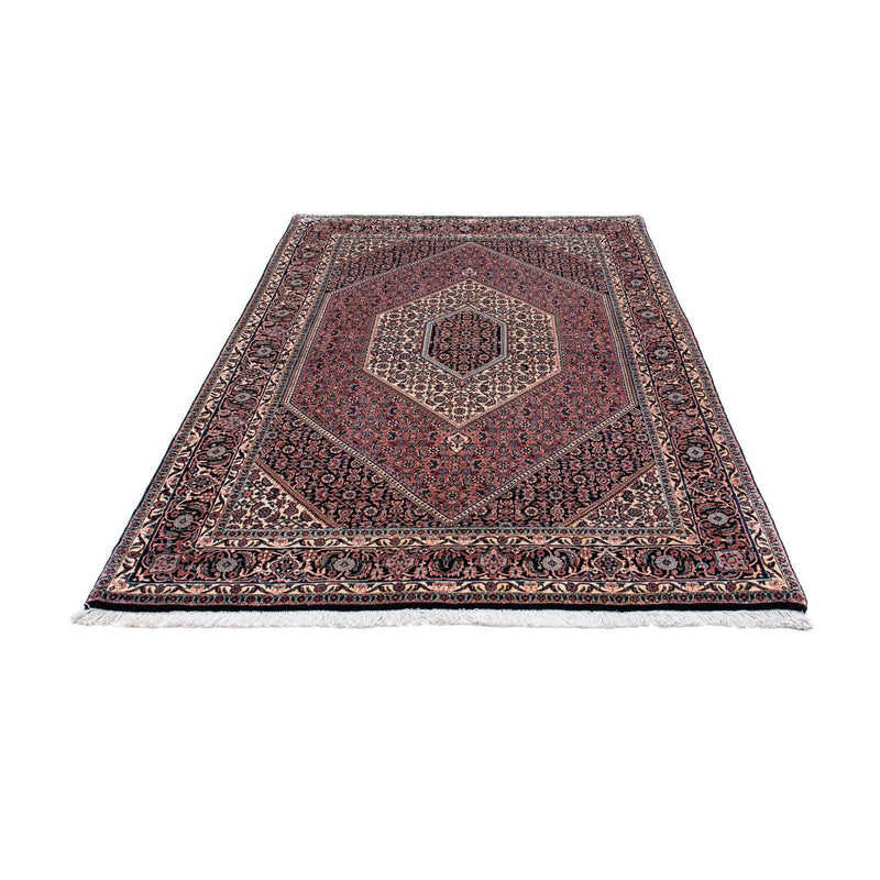 Persisk tæppe - Bijar - 202 x 131 cm - lysrød