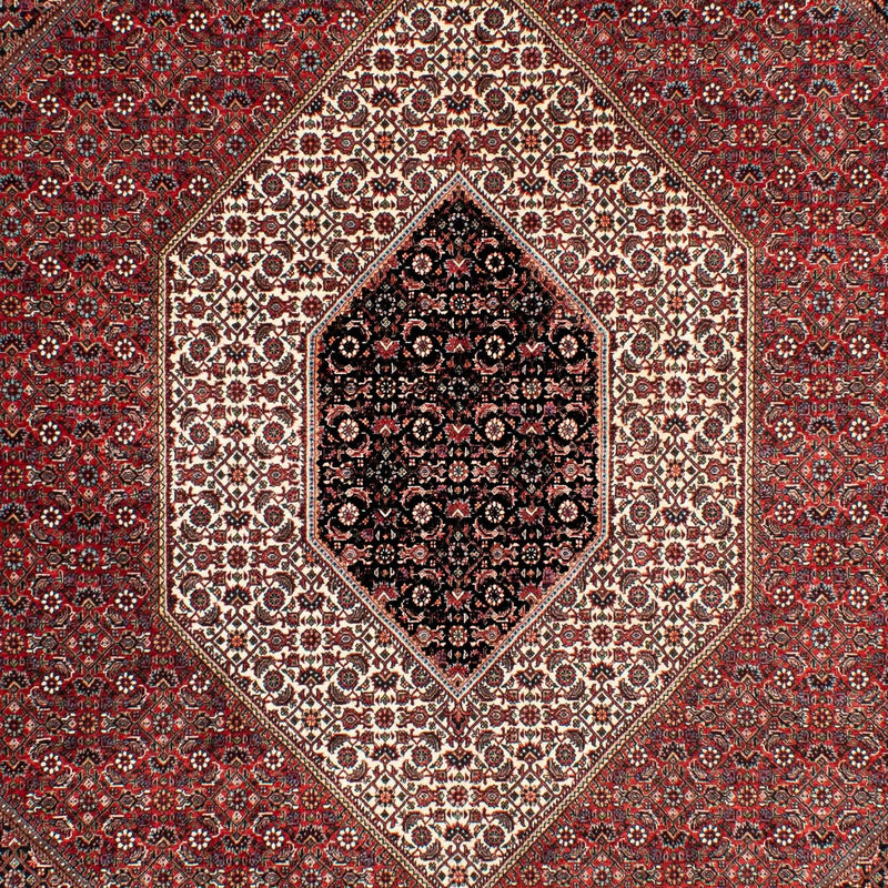 Persisk tæppe - Bijar - 303 x 203 cm - rød