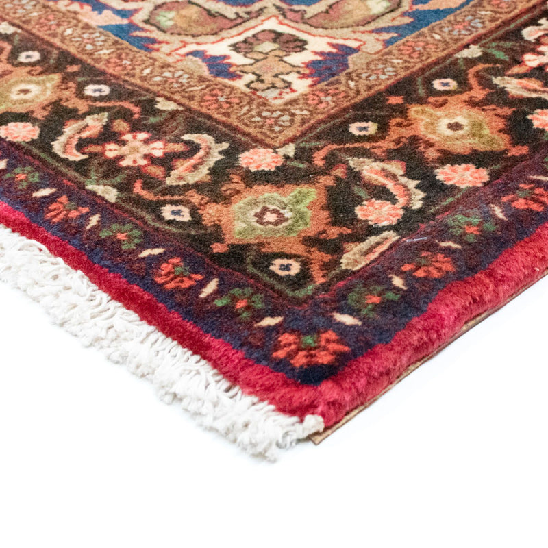 Persisk tæppe - Bijar - 223 x 132 cm - lysrød