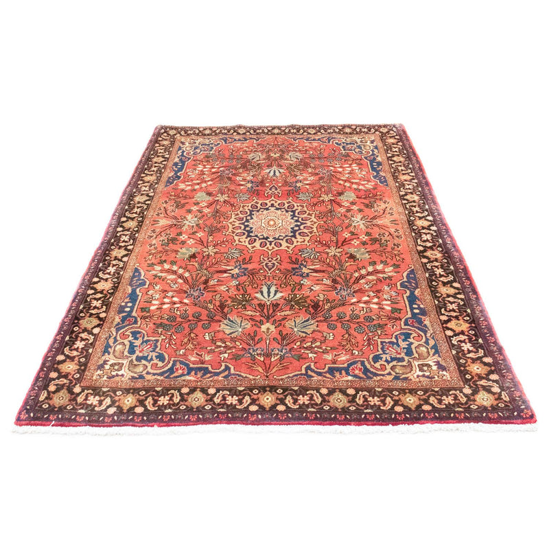 Persisk tæppe - Bijar - 223 x 132 cm - lysrød