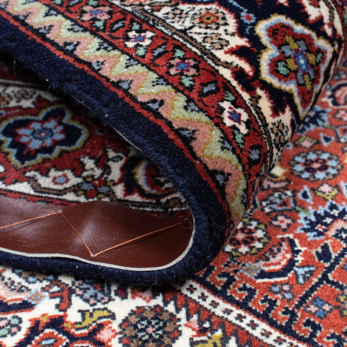 Persisk tæppe - Bijar - 198 x 137 cm - flerfarvet