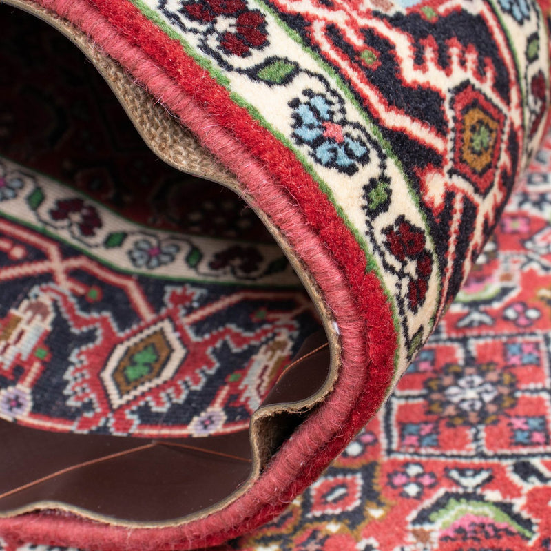 Løber Persisk tæppe - Bijar - 249 x 73 cm - lysrød