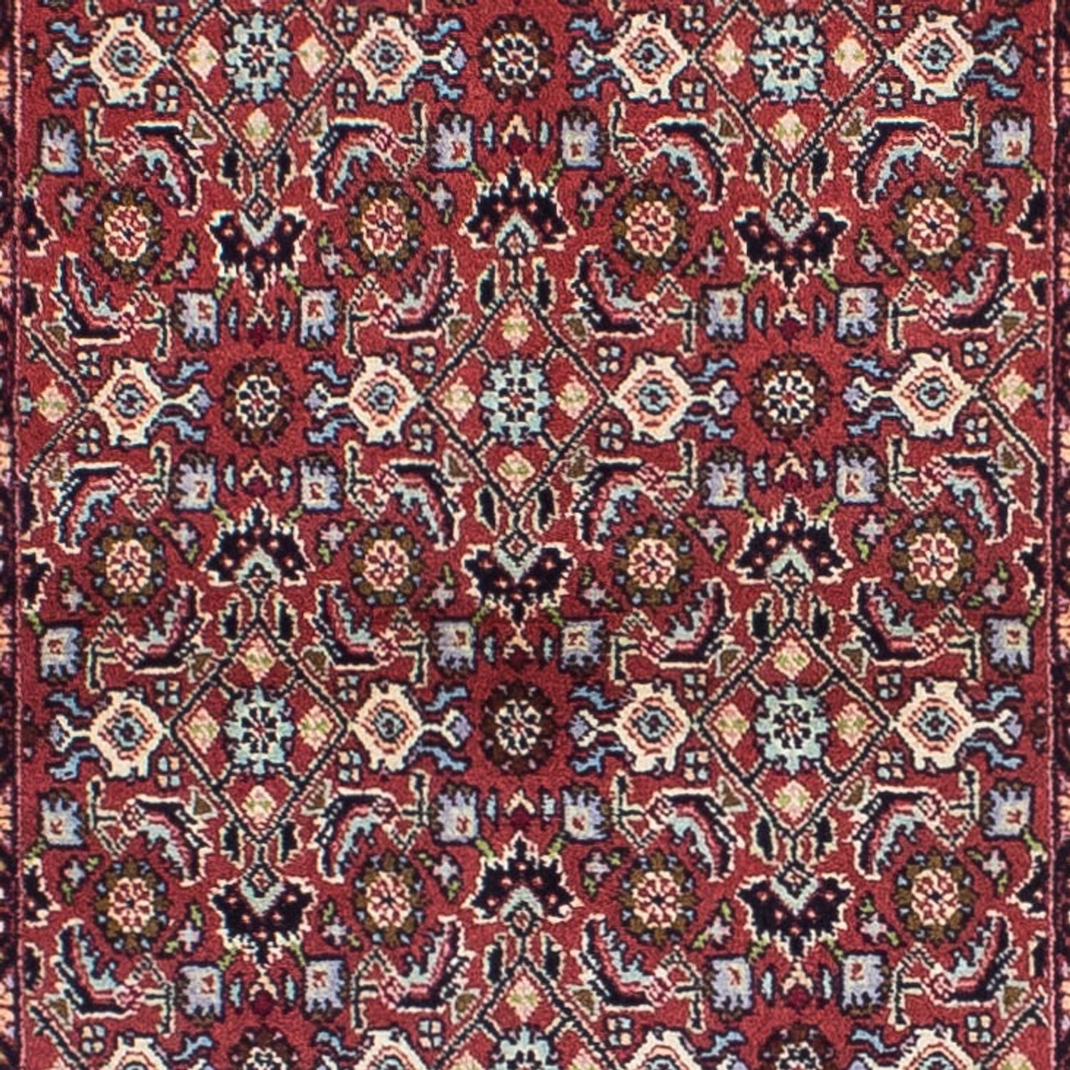 Løber Persisk tæppe - Bijar - 293 x 73 cm - lysrød