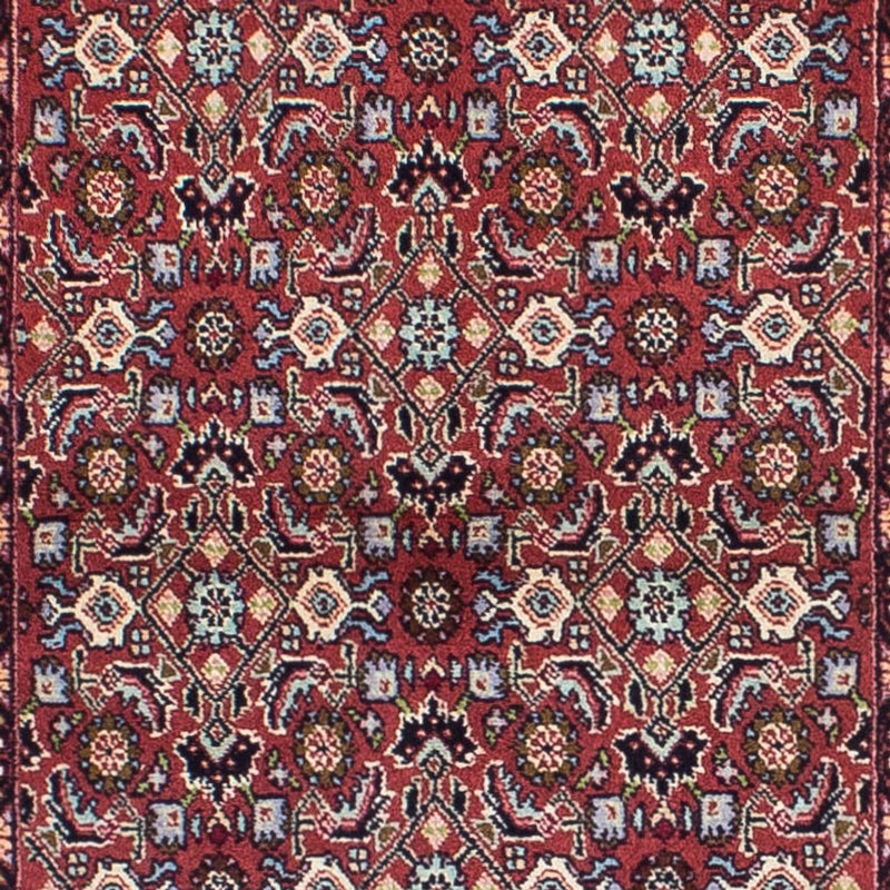 Løber Persisk tæppe - Bijar - 293 x 73 cm - lysrød
