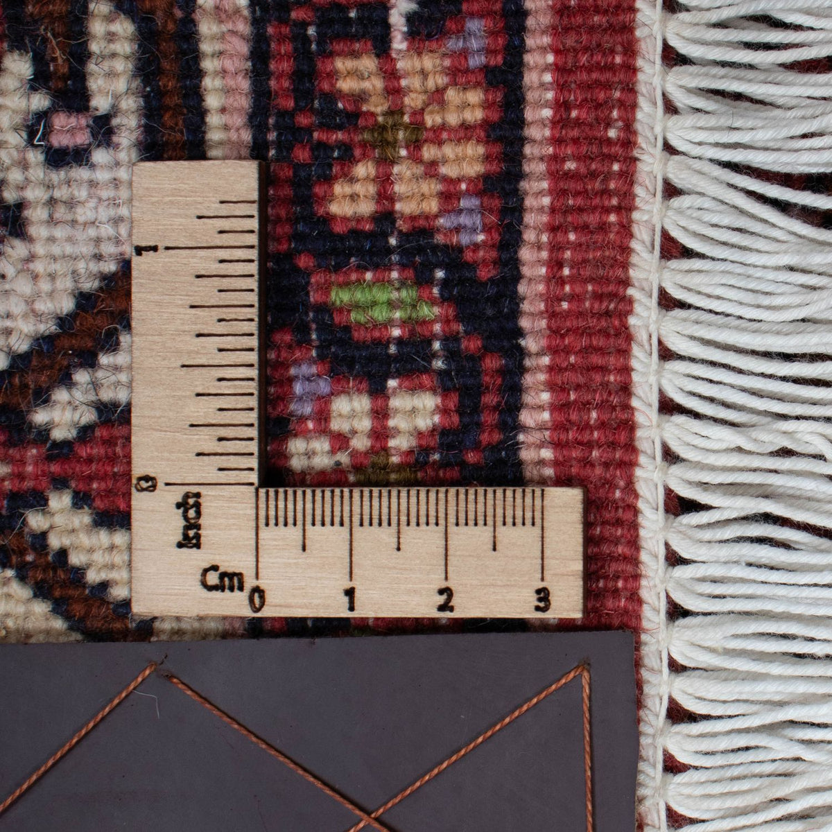 Løber Persisk tæppe - Bijar - 293 x 73 cm - lysrød