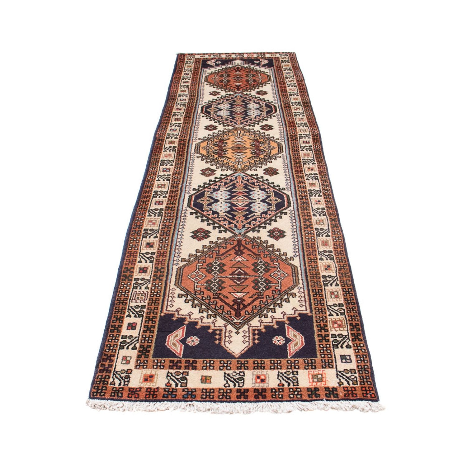 Løber Persisk tæppe - Nomadisk - 292 x 68 cm - beige