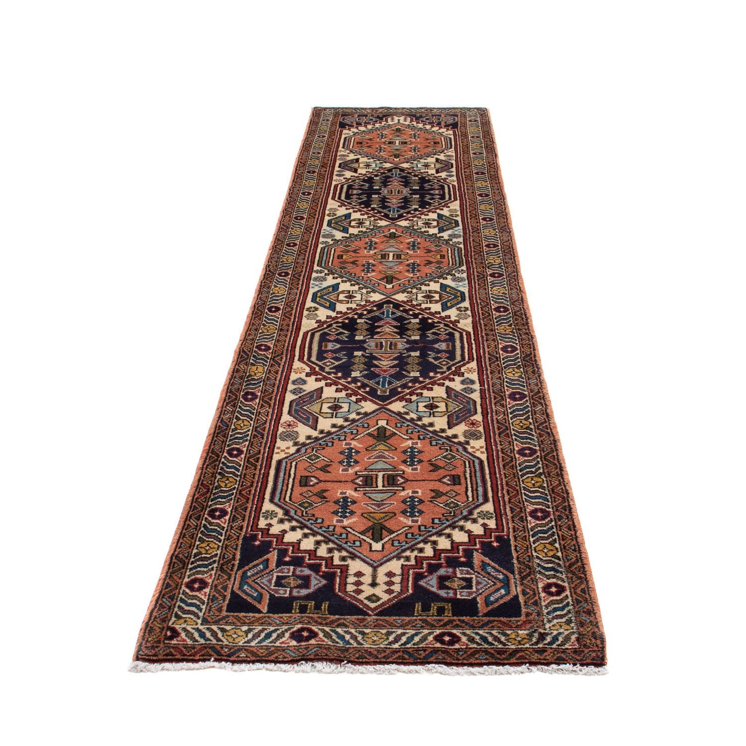 Løber Persisk tæppe - Nomadisk - 300 x 74 cm - beige