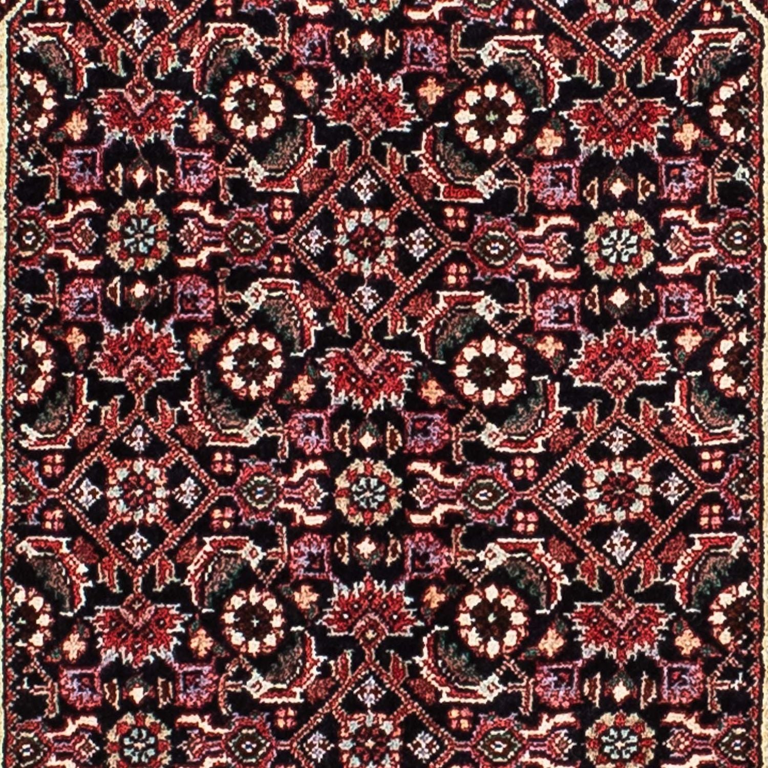 Persisk tæppe - Bijar - 205 x 134 cm - flerfarvet