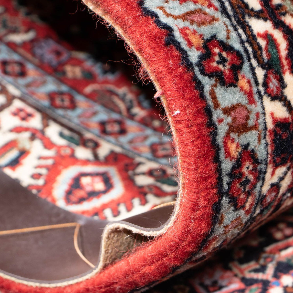 Løber Persisk tæppe - Bijar - 212 x 73 cm - rød