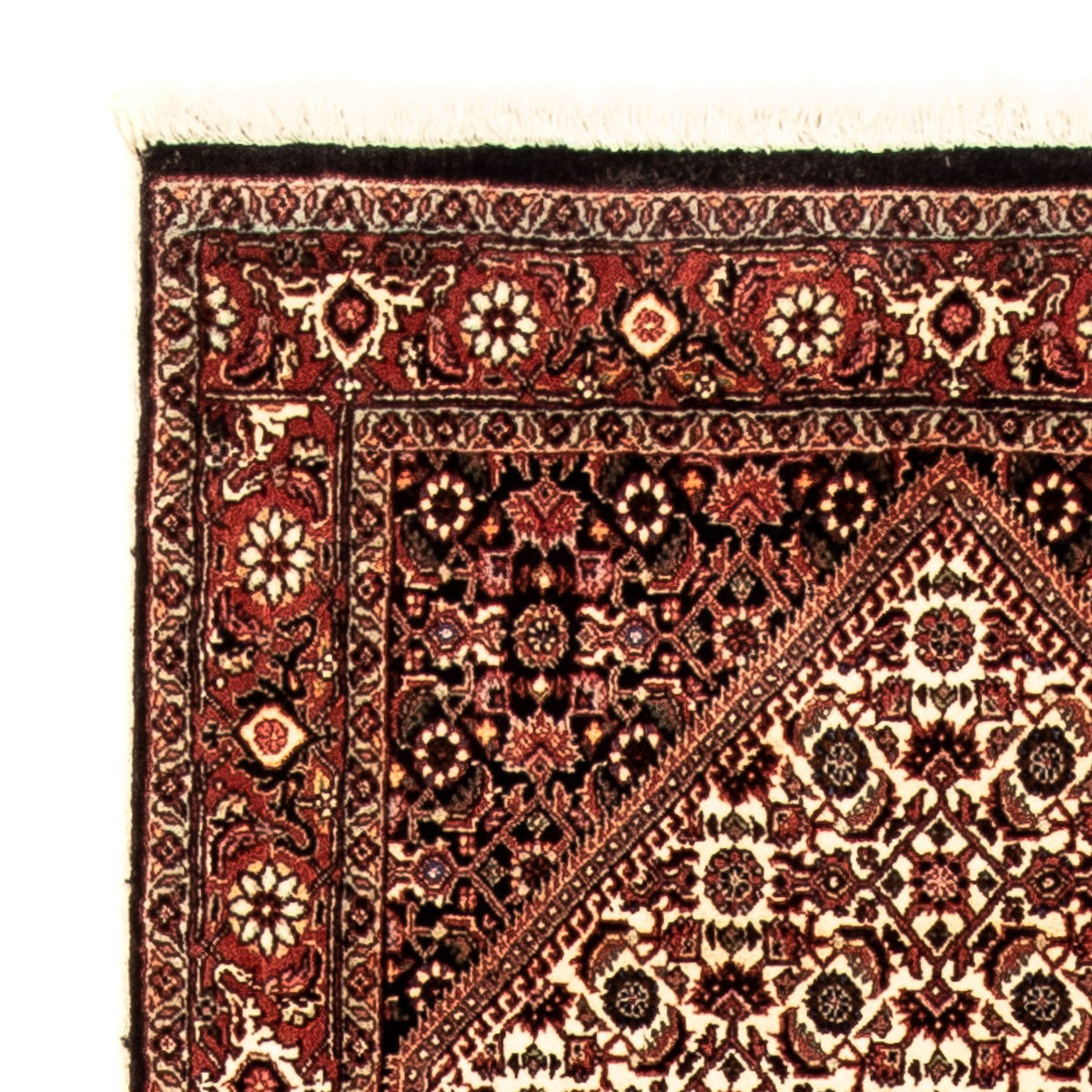 Løber Persisk tæppe - Bijar - 308 x 83 cm - flerfarvet