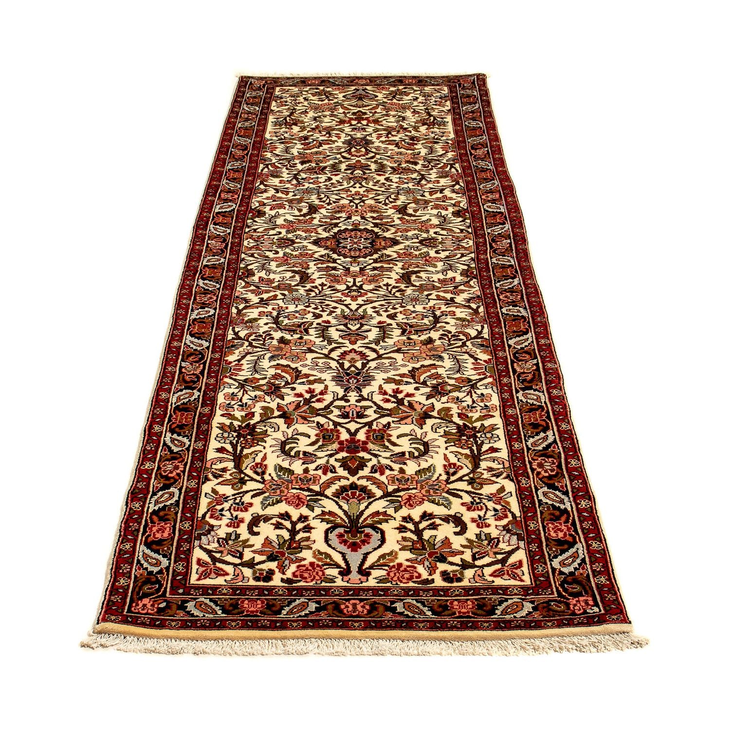 Løber Persisk tæppe - Bijar - 290 x 78 cm - beige