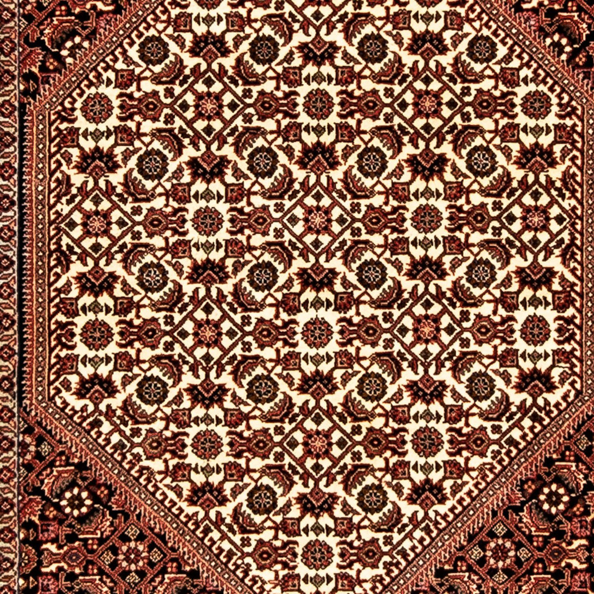 Løber Persisk tæppe - Bijar - 283 x 80 cm - flerfarvet