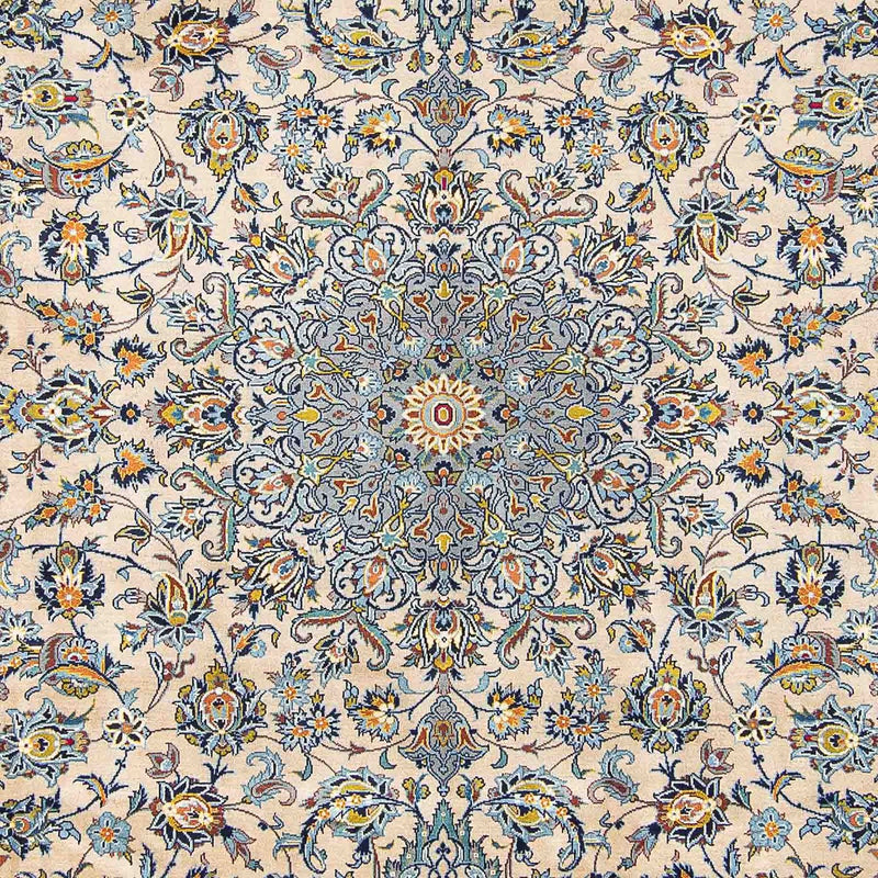 Persisk tæppe - Keshan - 398 x 303 cm - beige