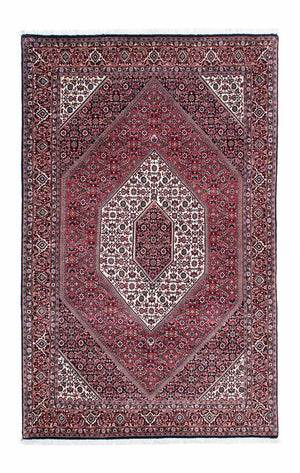 Persisk tæppe - Bijar - 203 x 127 cm - mørkeblå