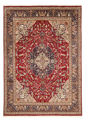 Persisk tæppe - Tabriz - Royal - 400 x 297 cm - mørkerød