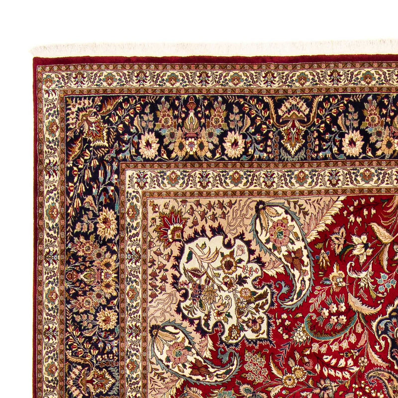 Persisk tæppe - Tabriz - Royal - 400 x 297 cm - mørkerød