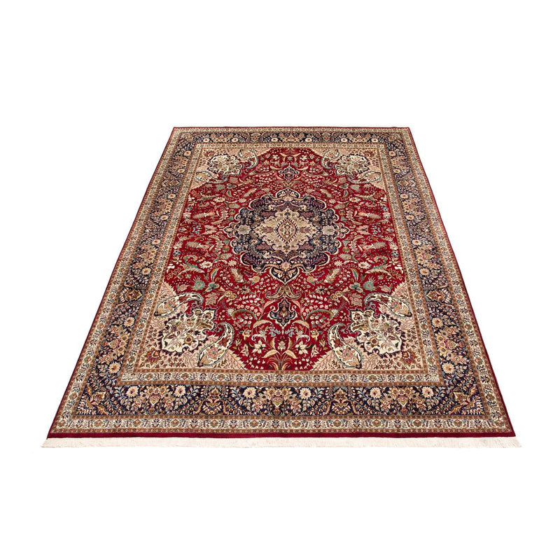 Persisk tæppe - Tabriz - Royal - 400 x 297 cm - mørkerød