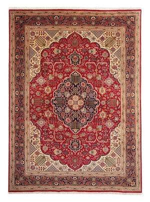 Persisk tæppe - Tabriz - Royal - 337 x 243 cm - rød