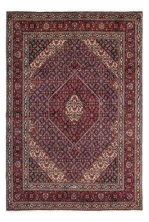 Persisk tæppe - Tabriz - Royal - 298 x 202 cm - mørkerød
