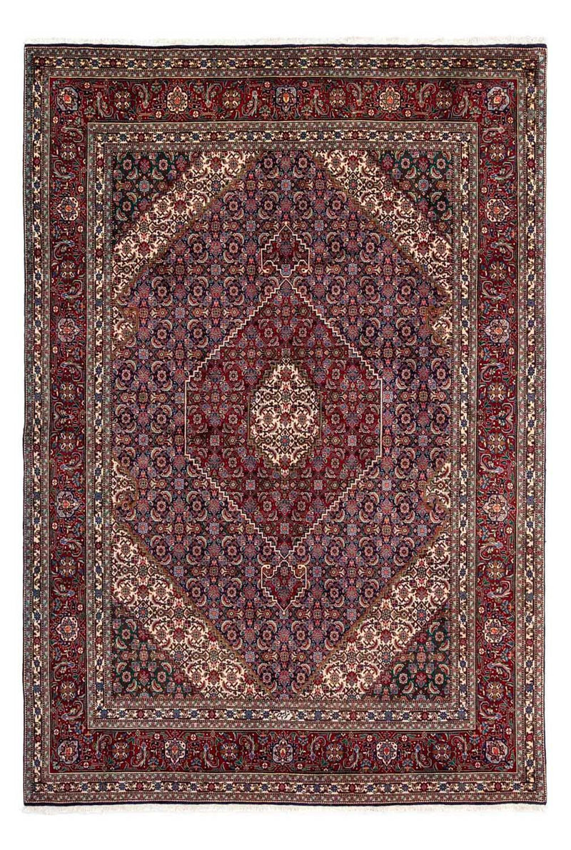 Persisk tæppe - Tabriz - Royal - 298 x 202 cm - mørkerød