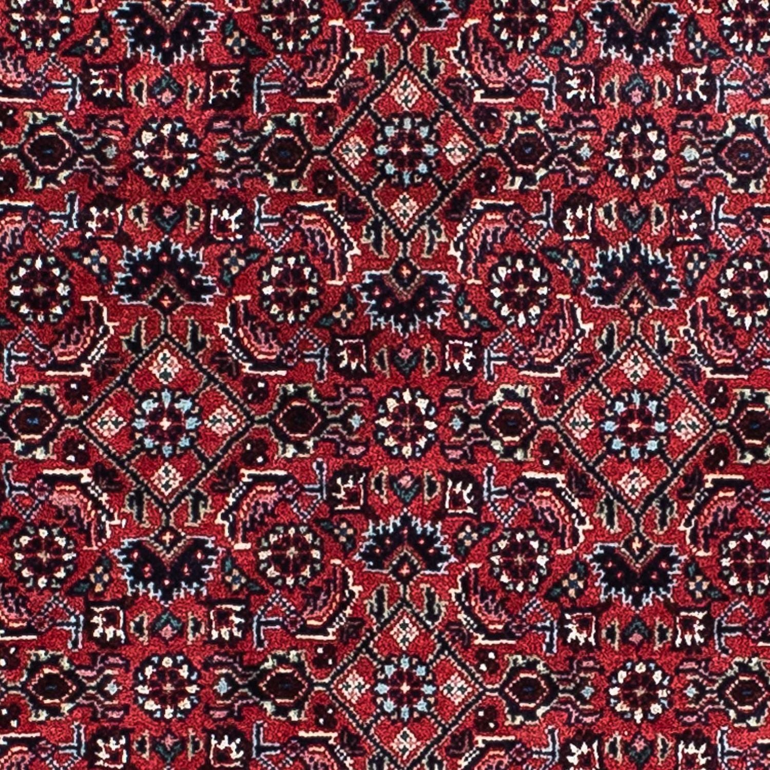 Persisk tæppe - Bijar - 207 x 132 cm - lysrød