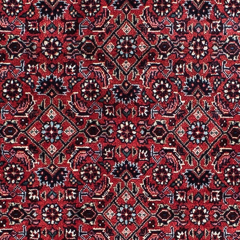 Persisk tæppe - Bijar - 207 x 132 cm - lysrød