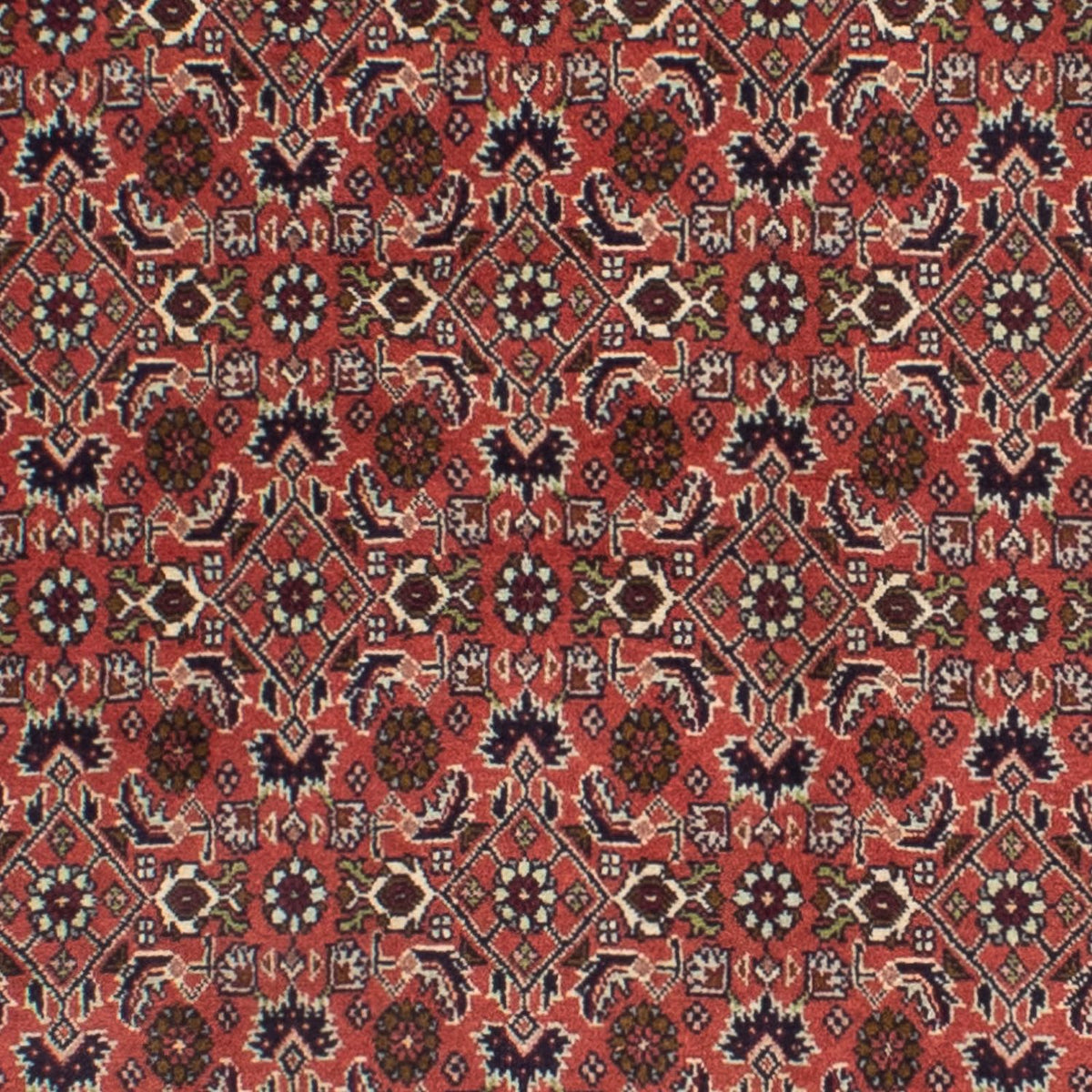 Løber Persisk tæppe - Bijar - 291 x 84 cm - mørkerød