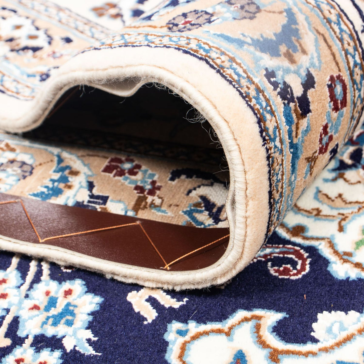 Persisk tæppe - Nain - Premium - 346 x 246 cm - beige