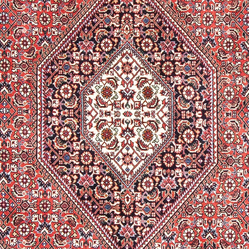 Løber Persisk tæppe - Bijar - 174 x 107 cm - lysrød