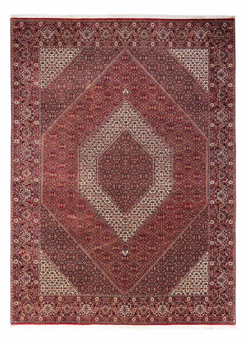 Persisk tæppe - Bijar - Royal - 352 x 254 cm - rød