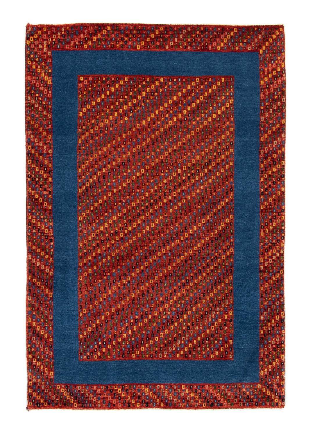 Gabbeh Tæppe - Loribaft Persisk - 157 x 104 cm - rød
