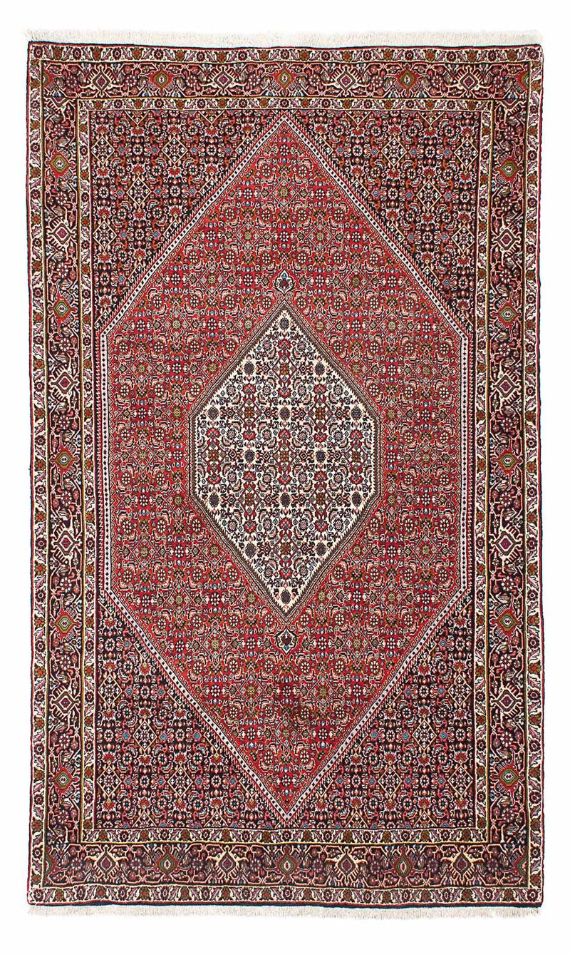 Persisk tæppe - Bijar - 225 x 136 cm - rød