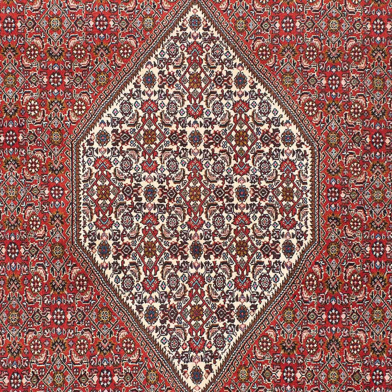 Persisk tæppe - Bijar - 225 x 136 cm - rød
